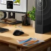 Мишка Ugreen бездротова ергономічна оптична Black (6941876240128)