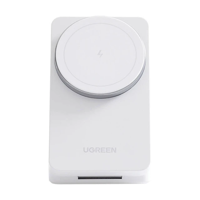 Бездротовий зарядний пристрій Ugreen W528 2-in-1 для iPhone | AirPods 20W White (6941876240555)