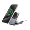 Беспроводное зарядное устройство Ugreen W528 2в1 для iPhone, AirPods, 20W Gray (45056)