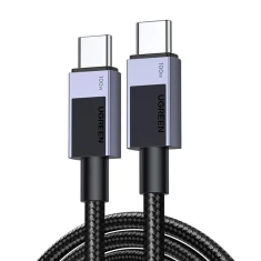 Кабель Ugreen USB-C to USB-C 100W 5A 2m Black (6941876240647)