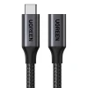 Кабель-подовжувач Ugreen USB-C 3.2 (Male to Female) 0.5m Black (6941876241729)