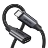 Кабель-подовжувач Ugreen USB-C 3.2 (Male to Female) 0.5m Black (6941876241729)