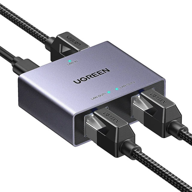 Розгалужувач Ugreen Ethernet Black (NW301)