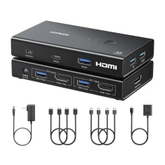 Сплітер KVM HDMI 2-in-1 Ugreen (6941876244522)