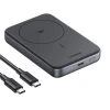Портативний зарядний пристрій Ugreen PB761 10000mAh Qi2 30W with USB-C Cable with MagSafe Black (6941876247639)