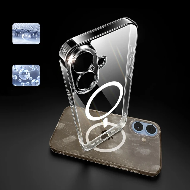 Чохол Ugreen Classy Clear Magnetic для iPhone 16 Plus Clear with MagSafe (6941876249220)