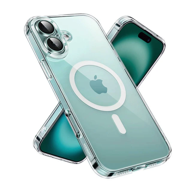 Чохол Ugreen Classy Clear Magnetic для iPhone 16 Plus Transparent with MagSafe (6941876249268)