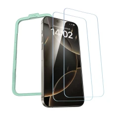 Захисне скло Ugreen для iPhone 16 Pro (2 Pack) Clear (6941876249732)