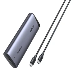 Корпус для жорсткого диска Ugreen CM767 M.2 NVMe/SATA USB-C with USB-C Cable Black (6941876251506)