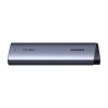 Корпус для жорсткого диска Ugreen CM767 M.2 NVMe/SATA USB-C with USB-C Cable Black (6941876251506)