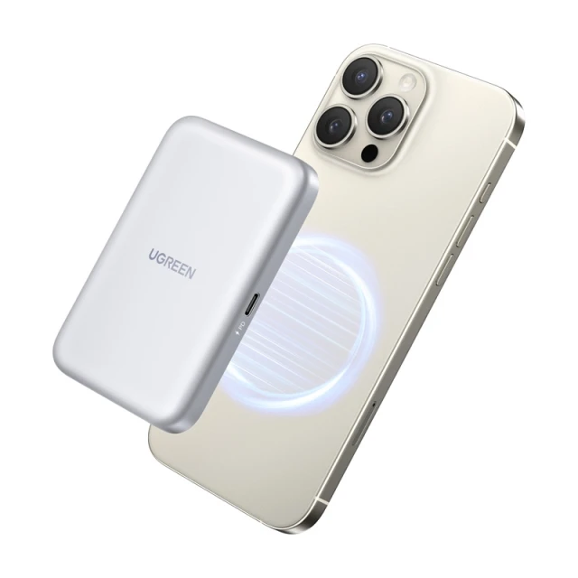 Корпус для жорсткого диска Ugreen D619 M.2 NVMe White with MagSafe (6941876251513)