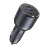 Автомобильное зарядное устройство Ugreen EC705 USB 2x USB-C with Cabel 1 m Black (6941876255115)