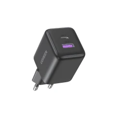 Мережевий зарядний пристрій Ugreen X516 30W USB-A | USB-C Gray (6941876255399)