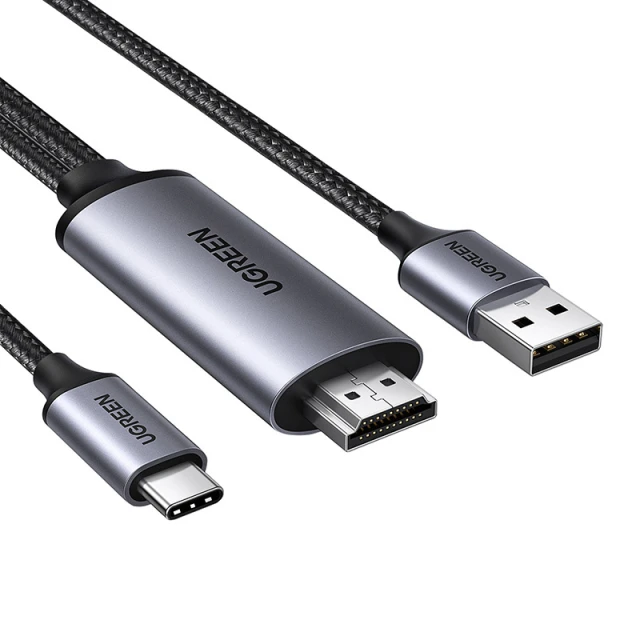 Адаптер Ugreen HDMI to USB-C Black (CM773)
