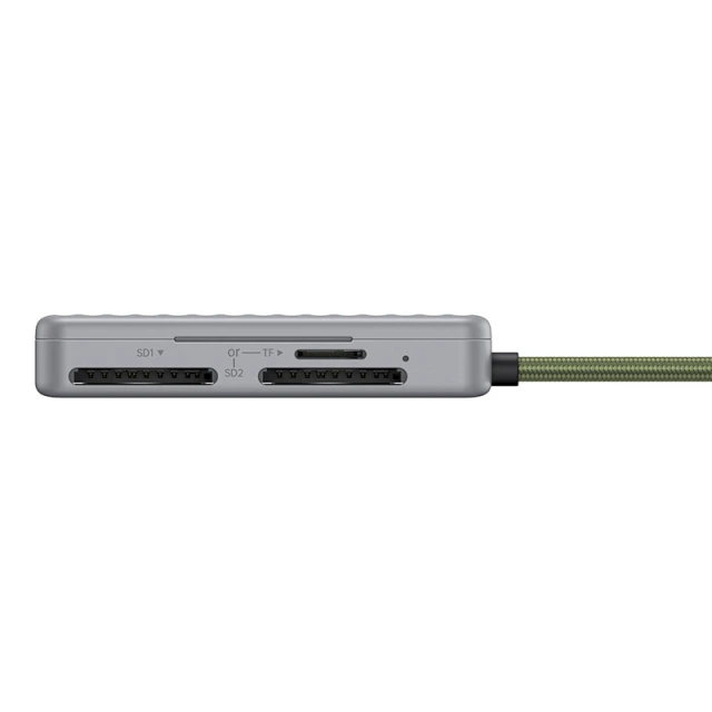 Кардрідер Ugreen CM868 USB-C to TF | 2x SD Black (6941876258864)