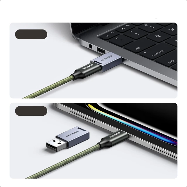 Картридер Ugreen CM856 USB / USB-C для SD и microSD (55899)