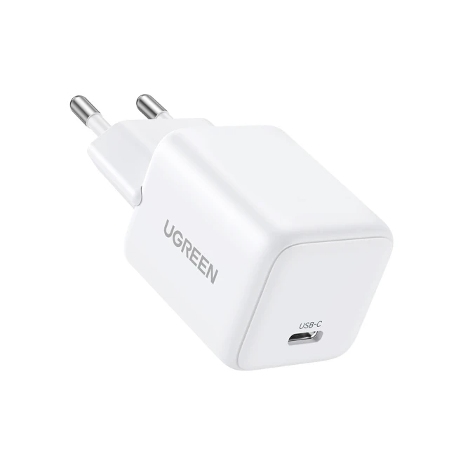 Мережевий зарядний пристрій Ugreen X513 30W USB-C with USB-C Cable 1m White (6941876260133)