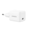 Мережевий зарядний пристрій Ugreen X513 30W USB-C with USB-C Cable 1m White (6941876260133)