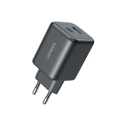 Мережевий зарядний пристрій Ugreen Nexode N Series X525 45W GaN 1x USB-A 1x USB-C Black (X525)