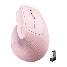 Беспроводная мышь Ugreen Wireless Vertical Mouse Pink (6941876266661)
