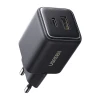 Мережевий зарядний пристрій Ugreen X514 USB + USB-C, GaN, 20W Black (65737)