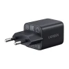 Мережевий зарядний пристрій Ugreen X514 USB + USB-C, GaN, 20W Black (65737)