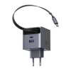 Сетевое зарядное устройство Ugreen X614 GaN USB-C + USB 45W Grey (65822)