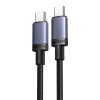 Кабель Ugreen USB-C to USB-C 100W 0.5m Gray (6941876268313)