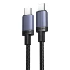 Кабель Ugreen USB-C to USB-C 100W 1m Gray (6941876268320)
