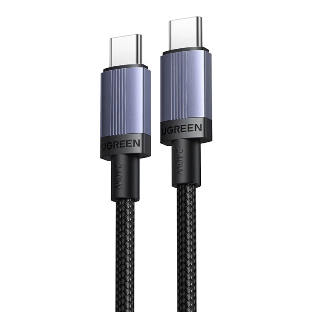 Кабель Ugreen USB-C to USB-C 100W 1m Gray (6941876268320)