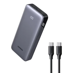 Портативний зарядний пристрій Ugreen PB532 30W 20000mAh 2x USB-C | USB-A Gray (6941876268733)