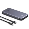 Powerbank Ugreen Nexode 10000mAh 30W USB-A 2xUSB-C Gray (6941876268740)