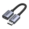 Кабель Ugreen DisplayPort to HDMI 4K 0.2m Gray (6941876269822)