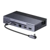 Док-станція Ugreen CM800 6в1, USB-C, HDMI, USB, RJ45 (75126)