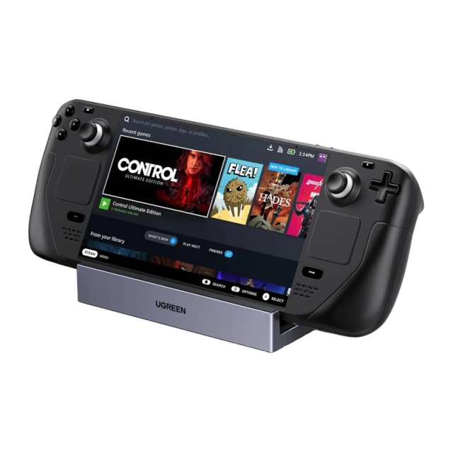 Док-станція Ugreen CM800 6в1, USB-C, HDMI, USB, RJ45 (75126)