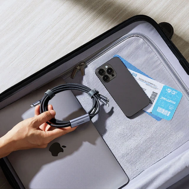 Кабель Ugreen 2в1 USB-C - 2xUSB-C PD 140W 2m Black (75733)