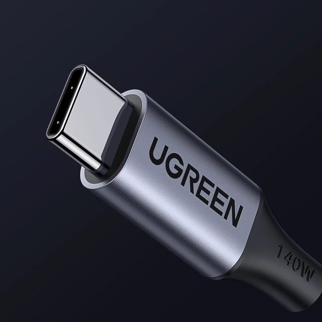 Кабель Ugreen 2в1 USB-C - 2xUSB-C PD 140W 2m Black (75733)