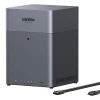 Файловий сервер NAS Ugreen DH4300 Plus 4-дисковий A76+A55 8GB DDR4 2.5GbE 4K з кабелем HDMI (85660)