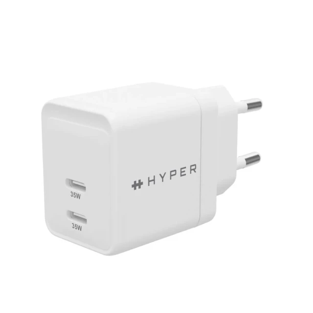 Мережевий зарядний пристрій Hyper HyperJuice 35 Вт USB-C GaN White (6941921148195)