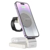 Беспроводная зарядка Hoco CQ3 3в1 15W White (6942007602341)