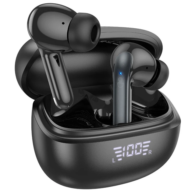 Наушники беспроводные вкладыши Hoco TWS ANC ENC EQ5 Black (6942007602419)