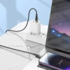 Кабель Hoco U121 USB-A to Lightning 2.4A 1.2m Transparent (6942007606967)
