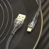 Кабель Hoco U121 USB-A to Lightning 2.4A 1.2m Transparent (6942007606967)
