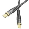 Кабель Hoco U121 USB C - USB C 3A 60W 1,2 м Black (6942007606981)