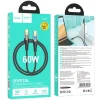Кабель Hoco U121 USB C - USB C 3A 60W 1,2 м Black (6942007606981)