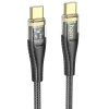 Кабель Hoco U121 USB C - USB C 3A 60W 1,2 м Black (6942007606981)