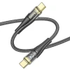 Кабель Hoco U121 USB C - USB C 3A 60W 1,2 м Black (6942007606981)