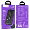 Powerbank Hoco J118 10000 mAh 2A з вбудованими кабелями USB C + Lightning Black (6942007608046)