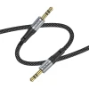 Кабель AUX Jack 3.5 мм до Jack 3.5 мм Hoco 1 м UPA26 Black (6942007608800)