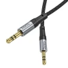 Кабель AUX Jack 3.5 мм до Jack 3.5 мм Hoco 1 м UPA26 Black (6942007608800)